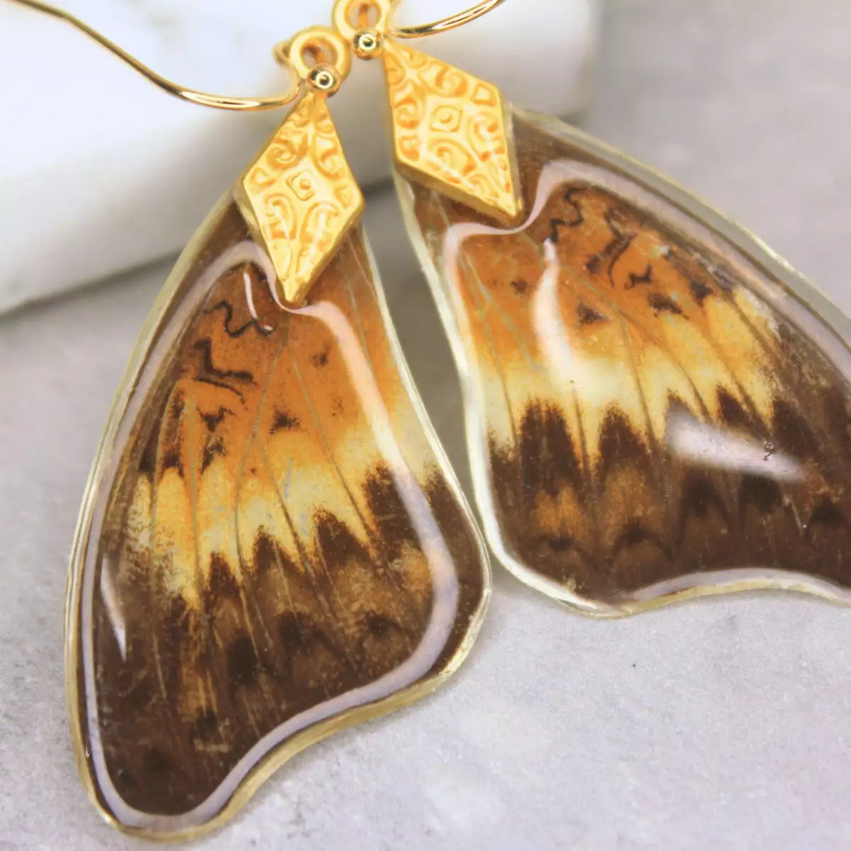 Ailes de Papillon Dorées