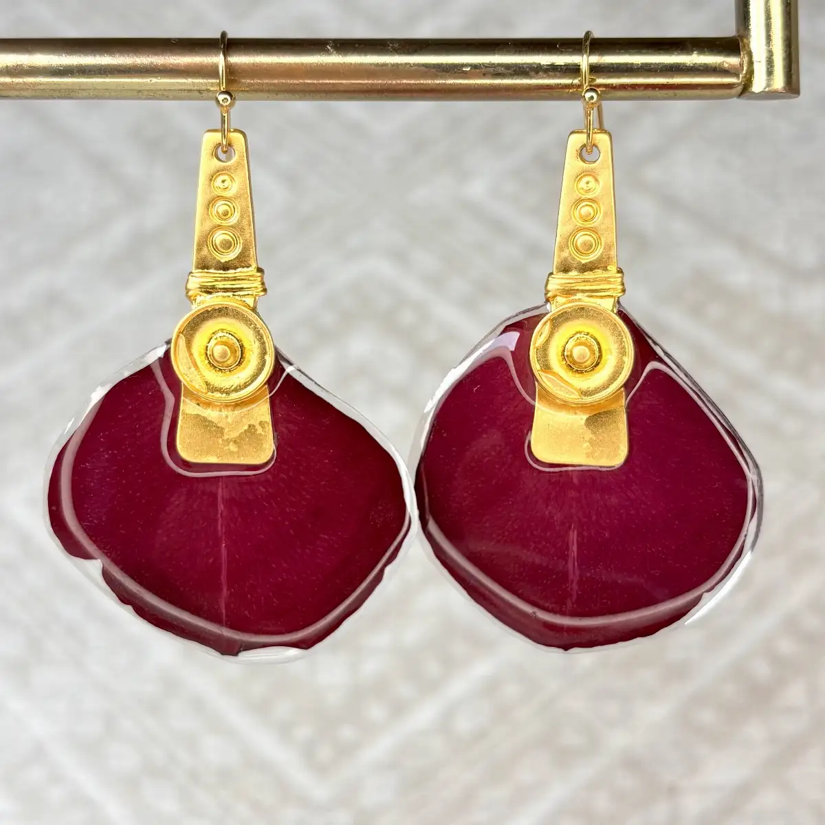 Rose Bordeaux avec doré